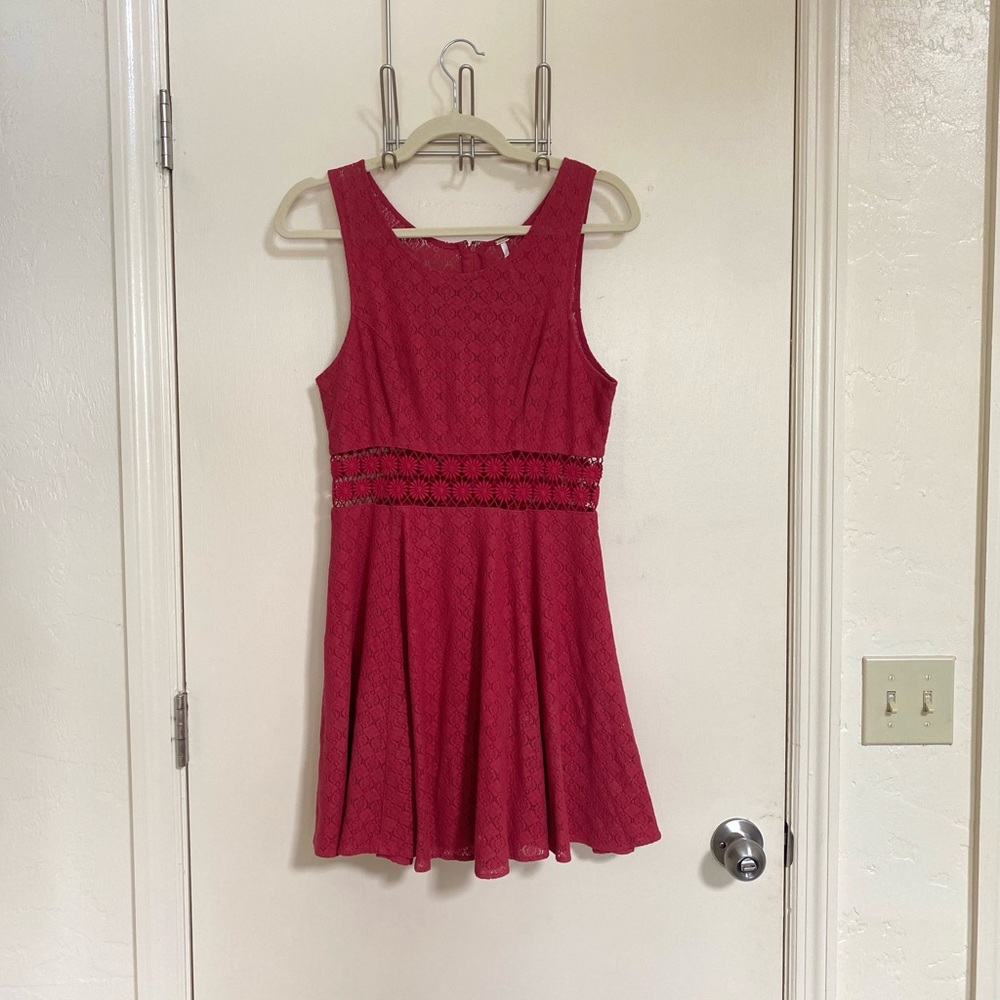 Free People Pink Floral Dress Size 6